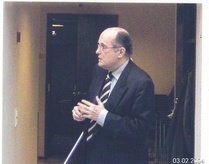 Silloinen oikeusasiamies, nykyinen kansanedustaja Jakob Söderman alaoaston vieraana