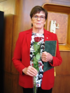 Heljä Näränen sai ansiomerkin